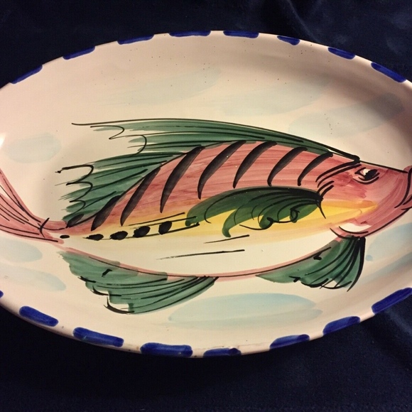 Vietri Other - Vietri 16" Oval Serving Platter Al Mare